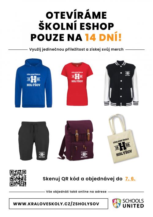 Oblečení se školním logem